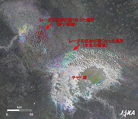 チャド湖周辺の拡大画像