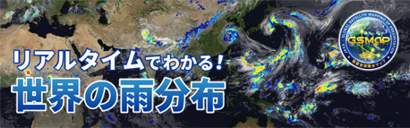 リアルタイムでわかる！世界の雨分布