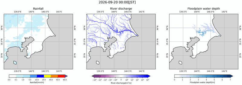 【速報】人工衛星が捉えた台風25号による千葉県の記録的大雨<br/>－衛星降水観測と水循環シミュレーションで見る豪雨と水災害－ サムネイル画像